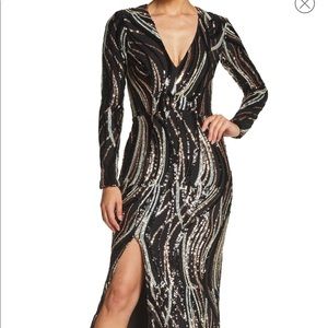 Dress the Population Alessandra Sequin Gown